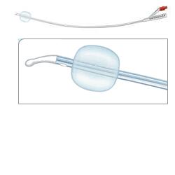 CATETERE FOLEY IN SILICONE PER ADULTI BRILLANT PLUS 2 VIE SENZA SCANALATURE CH20 LUNGHEZZA 41 CM PALLONCINO 10 ML PUNTACILINDRICA 2 FORI 1 PEZZO