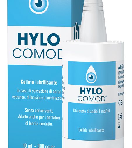 HYLO-COMOD GOCCE OCULARI IALURONATO DI SODIO 0,1%  FLACONCINO 10 ML
