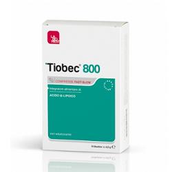 TIOBEC 800 20 COMPRESSE FAST-SLOW SENZA GLUTINE E LATTOSIO