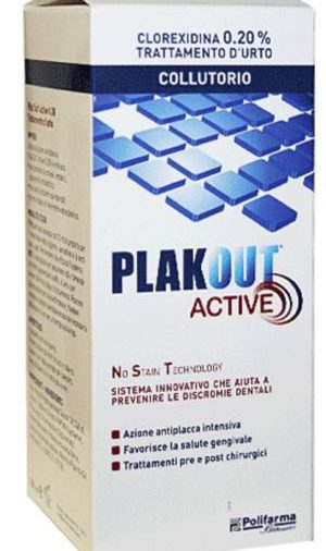 EMOFORM PLAK OUT ACTIVE CLOREXIDINA 0,20% COLLUTORIO 200 ML