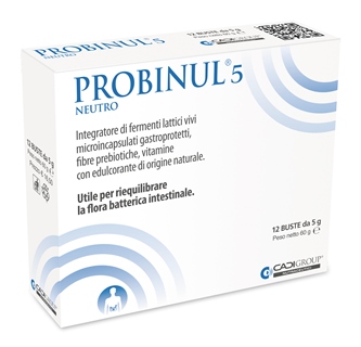 PROBINUL 5 NEUTRO 12 STICK PACK 5 G SENZA GLUTINE SENZA LATTOSIO
