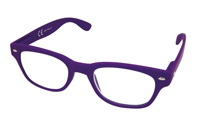 OCCHIALE DA LETTURA PREMONTATO T-VEDO GUMMY 2 VIOLA +2,50