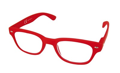OCCHIALE DA LETTURA PREMONTATO T-VEDO GUMMY 2 ROSSO +1,00