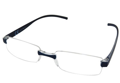 OCCHIALE DA LETTURA PREMONTATO T-VEDO RIMLESS BLU +1,00