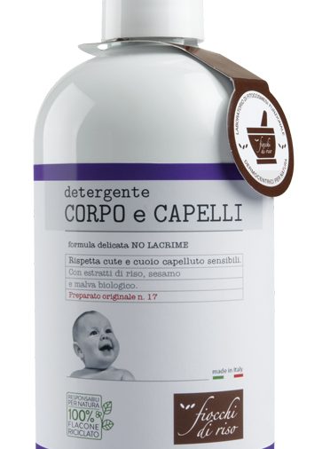 FIOCCHI DI RISO DETERGENTE CAPELLI E CORPO 400 ML