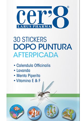 CER'8 STICKERS DOPO PUNTURA 30 PEZZI