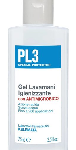PL3 GEL LAVAMANI IGIENIZZANTE ANTIMICROBICO 75 ML