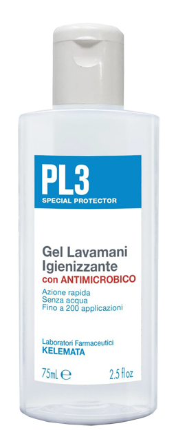 PL3 GEL LAVAMANI IGIENIZZANTE ANTIMICROBICO 75 ML