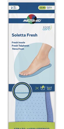 MASTER-AID FOOTCARE SOLETTA FRESH RITAGLIABILE 2 PEZZI I2