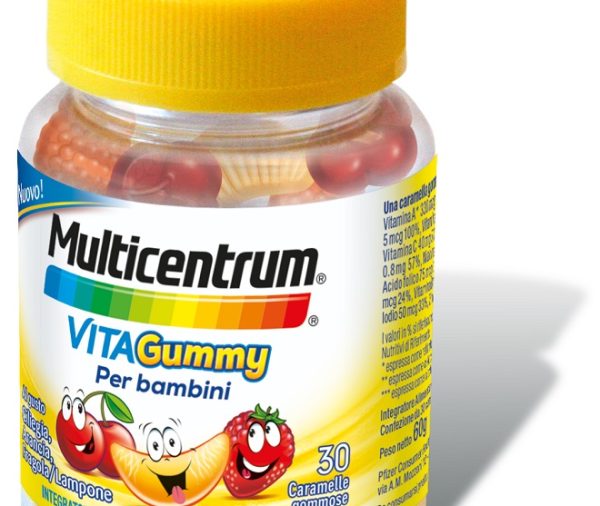 MULTICENTRUM VITAGUMMY 30 CARAMELLE GOMMOSE
