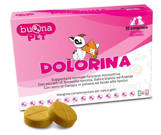 DOLORINA 20 COMPRESSE MASTICABILI NUOVA FORMULA