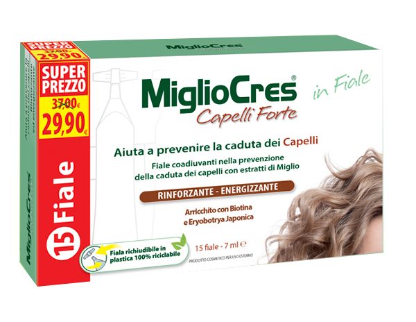 MIGLIOCRES CAPELLI FORTE 15 FIALE X 7 ML