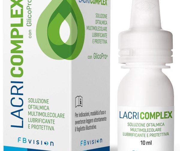LACRICOMPLEX SOLUZIONE OFTALMICA MULTIMOLECOLARE LUBRIFICANTE PROTETTIVA CON GLICOPRO 10 ML
