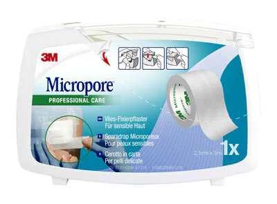 CEROTTO IN CARTA MICROPORE SURGICAL TAPE M5X25MM DISPENSER