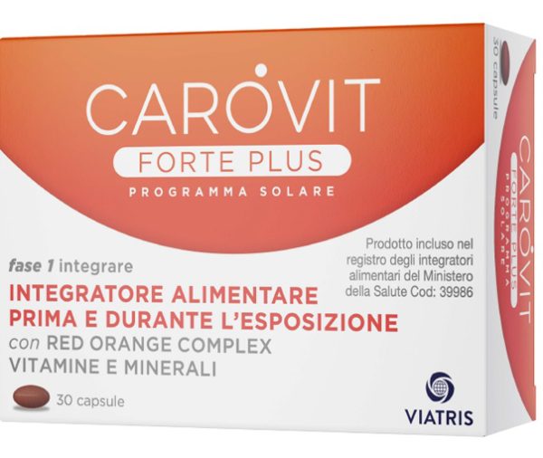 CAROVIT FORTE PLUS PROGRAMMA SOLARE 30 CAPSULE BL