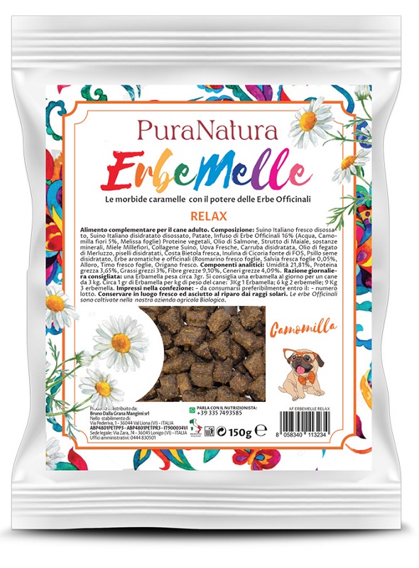 PURANATURA ERBEMELLE RELAX CARAMELLE MORBIDE 150 G