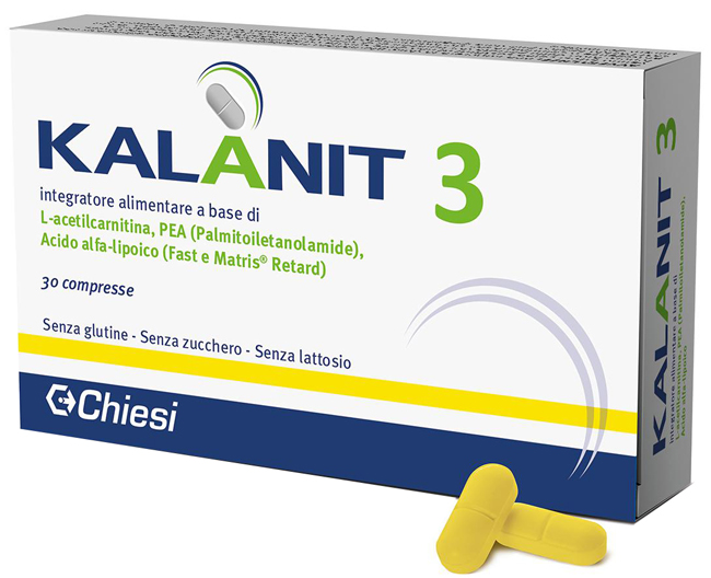 KALANIT 3 30 COMPRESSE DA 1475 MG SENZA GLUTINE, SENZA LATTOSIO, SENZA ZUCCHERI