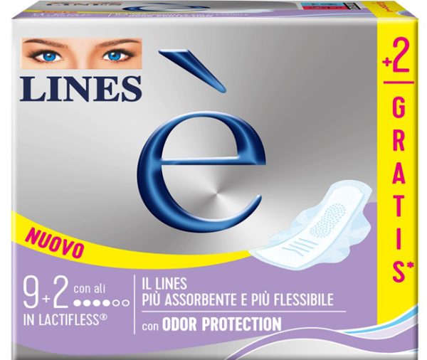 LINES E' ALI CARRY PACK 9 + 2 PEZZI
