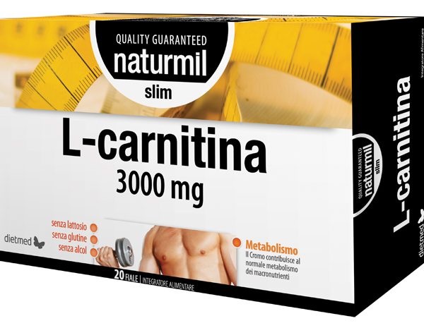 NATURMIL L-CARNITINA 3000 MG 20 FIALE DA 15 ML
