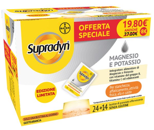SUPRADYN MAGNESIO POTASSIO LIMITED EDITION 14 + 24 BUSTINE