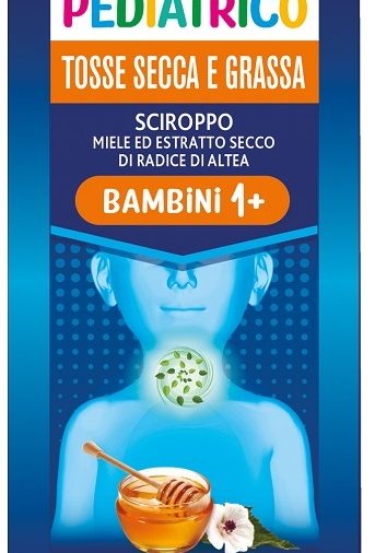 SCIROPPO BRONCHENOLO PEDIATRICO TOSSE SECCA E GRASSA DA 1 ANNO IN SU 120 ML GUSTO FRAGOLA SENZA COLORANTI ARTIFICIALI, SENZA ALCOL, SENZA OGM