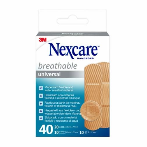 CEROTTO PREPARATO NEXCARE UNIVERSAL ASSORTITI 20 CEROTTO 19X72MM + 10 CEROTTO 25X72MM + 10 CEROTTO TONDI 22,5MM