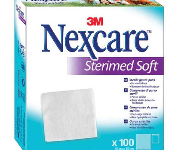 GARZA COMPRESSA STERIMED SOFT IN TESSUTO NON TESSUTO STERILE10X10CM 100 PEZZI MULTILINGUAL