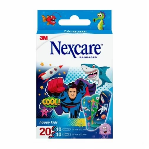 CEROTTO NEXCARE HAPPY KIDS COOL BAMBINI 20 PEZZI
