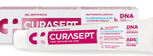 CURASEPT GEL DENTIFRICIO ADS DNA TRATTAMENTO LENITIVO 75 ML