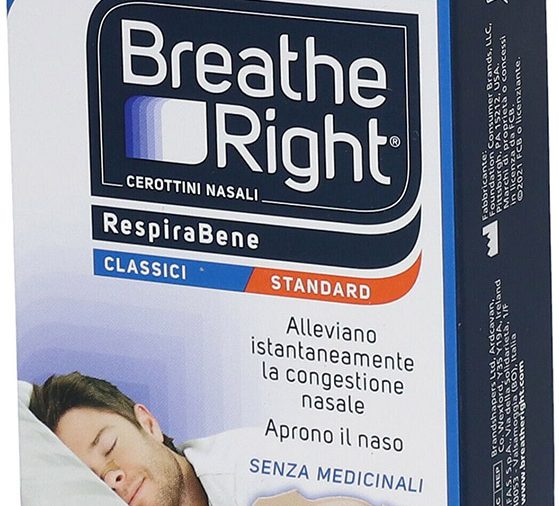 CEROTTI NASALI BREATHE RIGHT CLASSICI 30 PEZZI