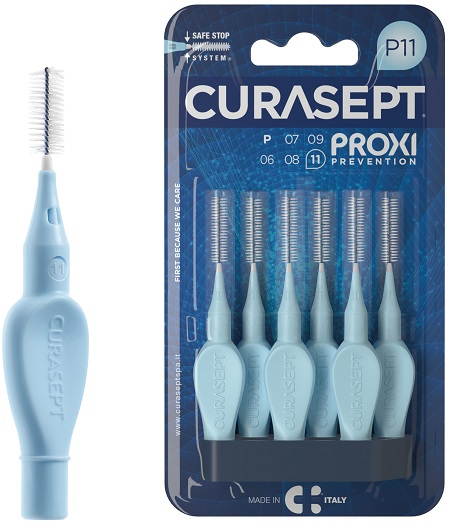 CURASEPT PROXI P11 AZZURRO/LIGHT BLUE 6 PEZZI