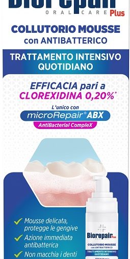 BIOREPAIR PLUS COLLUTORIO MOUSSE ANTIBATTERICO ABX 200 ML