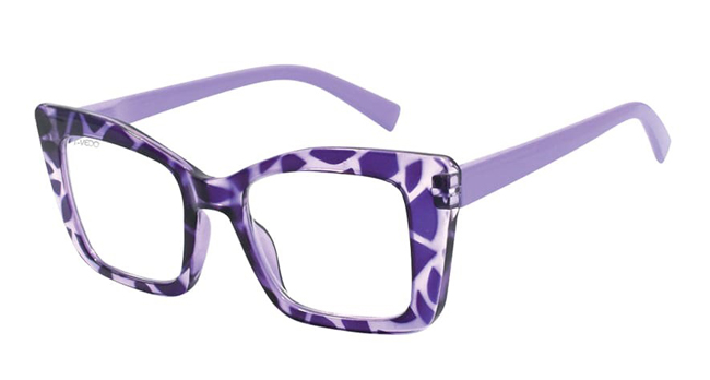 OCCHIALE DA LETTURA PREMONTATO T-VEDO LADY VIOLA +1,50