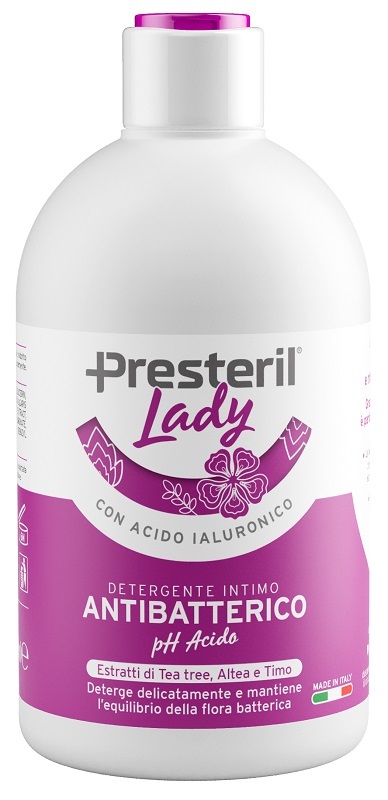 LADY PRESTERIL  DETERGENTE INTIMO ANTIBATTERICO/PH ACIDO 250ML