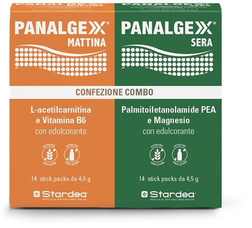 PANALGEXX MATTINA 14 STICKPACK + PANALGEXX SERA 14 STICKPACKCONFEZIONE COMBO