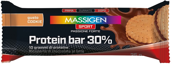 MASSIGEN SPORT PROTEIN BARRETTA 30% COOKIES 50 G