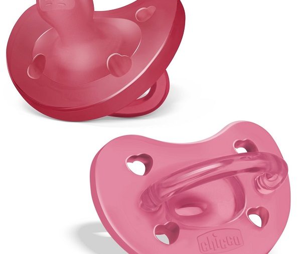 CHICCO GOMMOTTO SILICONE ROSA 16-36 MESI 2 PEZZI