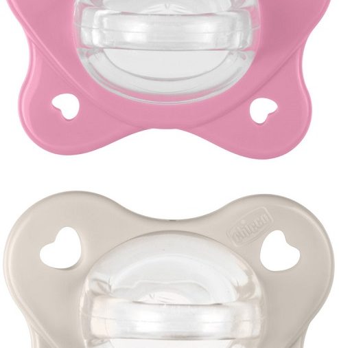 CHICCO DUAL SOFT SUCCHIETTO ROSA 6-16 MESI 2 PEZZI