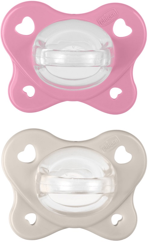 CHICCO DUAL SOFT SUCCHIETTO ROSA 6-16 MESI 2 PEZZI