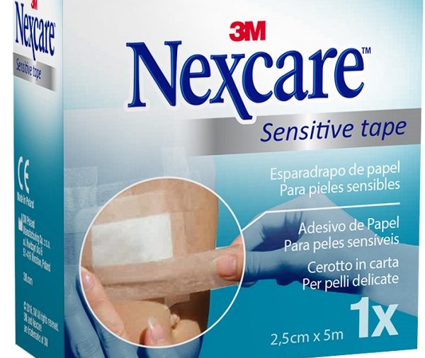 CEROTTO CARTA NEXCARE SENSITIVE TAPE CARNE CM 2,5X5 M