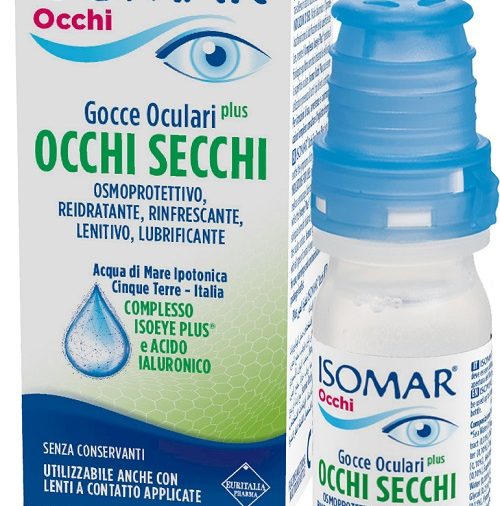 ISOMAR OCCHI SECCHI PLUS GOCCE OCULARI ACIDO IALURONICO 0,25% 10 ML