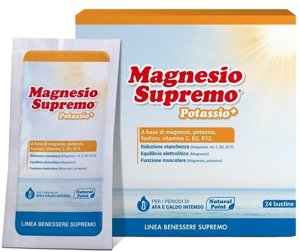 MAGNESIO SUPREMO POTASSIO+ 24 BUSTINE