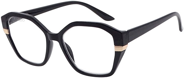 OCCHIALE PREMONTATO DA LETTURA T-VEDO LUXURY NERO +2,00