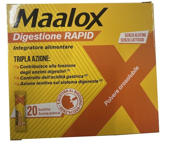 MAALOX DIGESTIONE RAPID 20 BUSTINE DA 2 G