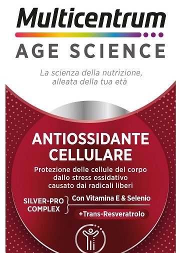 MULTICENTRUM AGE SCIENCE ANTIOSSIDANTE CELLULARE 30 CAPSULE