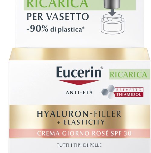 EUCERIN HYALURON-FILLER + ELASTICITY CREMA GIORNO ROSE' SPF30 RICARICA 50 ML