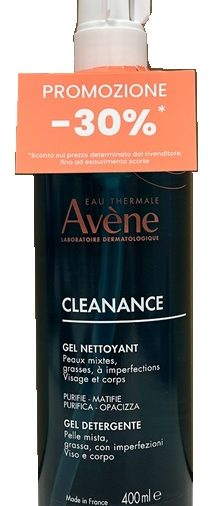 AVENE CLEANANCE GEL DETERGENTE 400 ML PREZZO SPECIALE