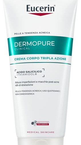 EUCERIN DERMOPURE CLINICAL CREMA CORPO TRIPLA AZIONE 200 ML