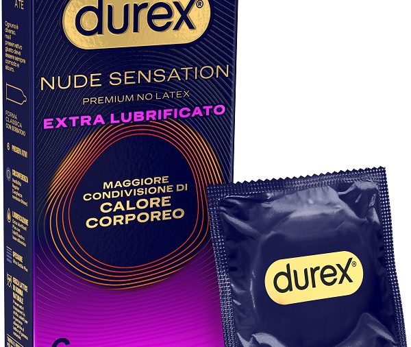 DUREX NUDE SENSATION REGULAR EXTRA LUBRIFICATO 6 PEZZI