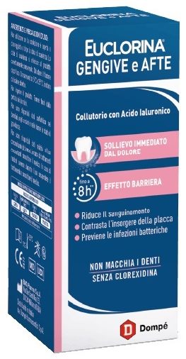EUCLORINA GENGIVE E AFTE COLLUTORIO 200 ML